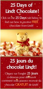 Promotion 25 jours du chocolat Lindt