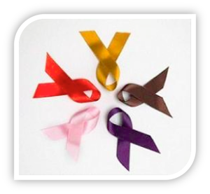 ruban, couleurs, cancer, fondation, aide, dons